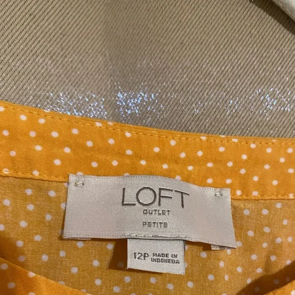 LOFT Polka Dot Dress - Picture 4 of 4